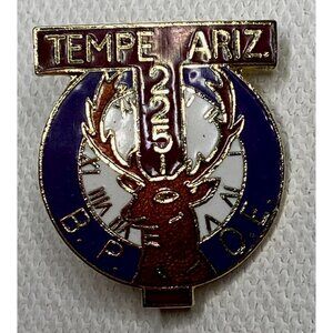 Tempe Ariz 2251 BPOE Elk Lodge Arizona Enamel Pin Badge